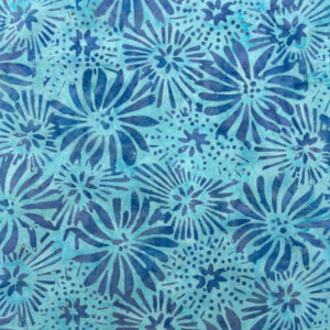 fat quarter batik flores azul