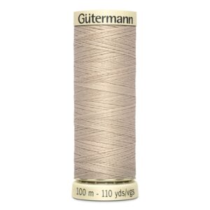 hilo de coser gutermann bobina 100 m beige 722