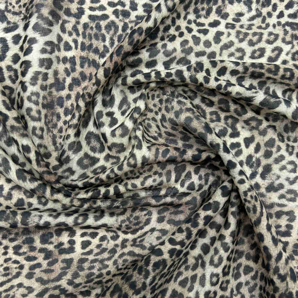 leopard print animal print batiste fabric