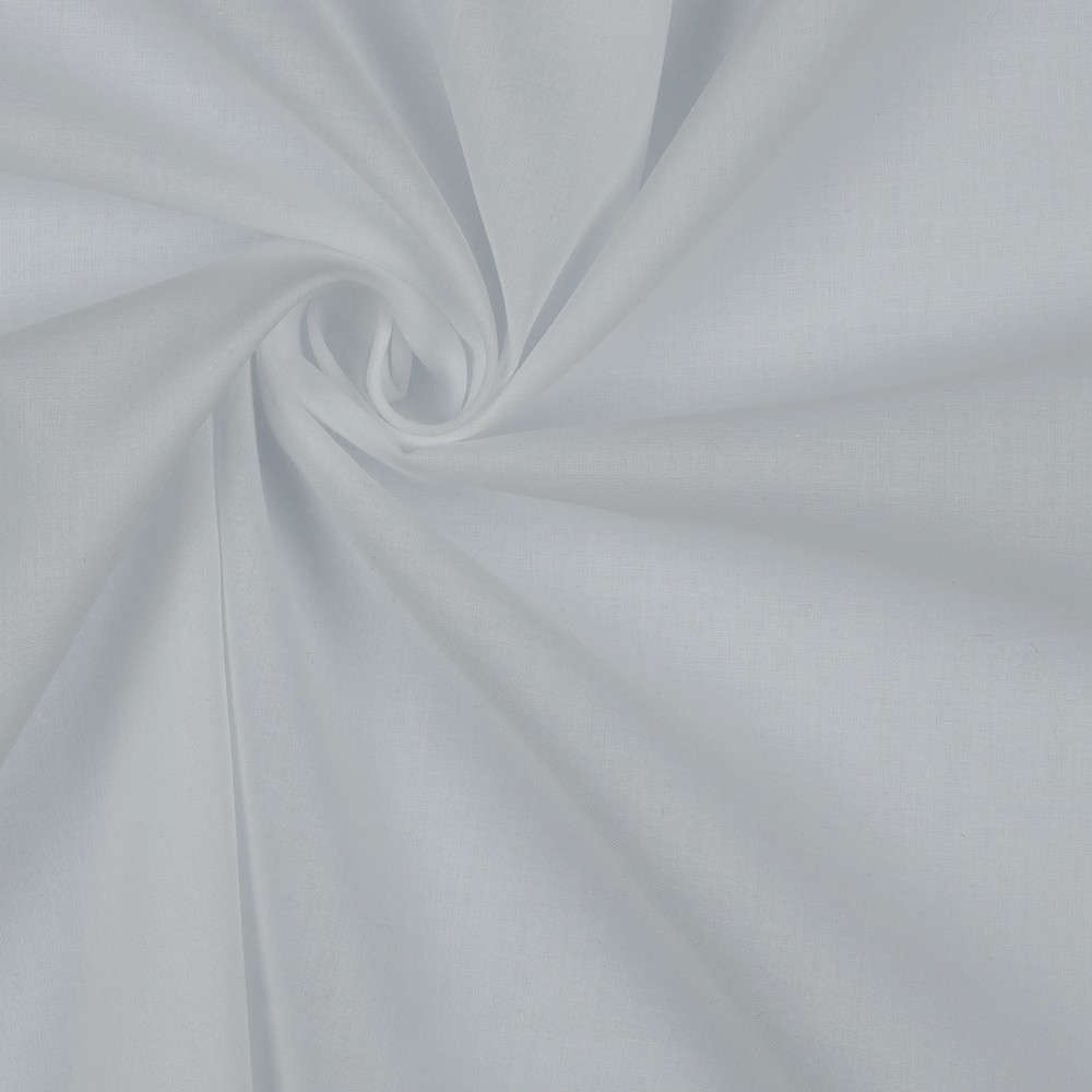 white cotton voile batiste fabric