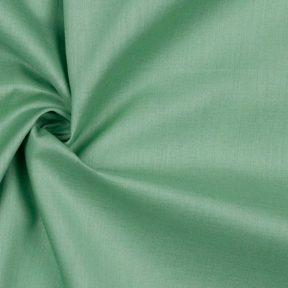 tissu batiste de coton bio vert menthe