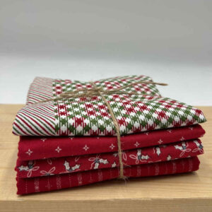 pack telas patchwork americano estampado navidad