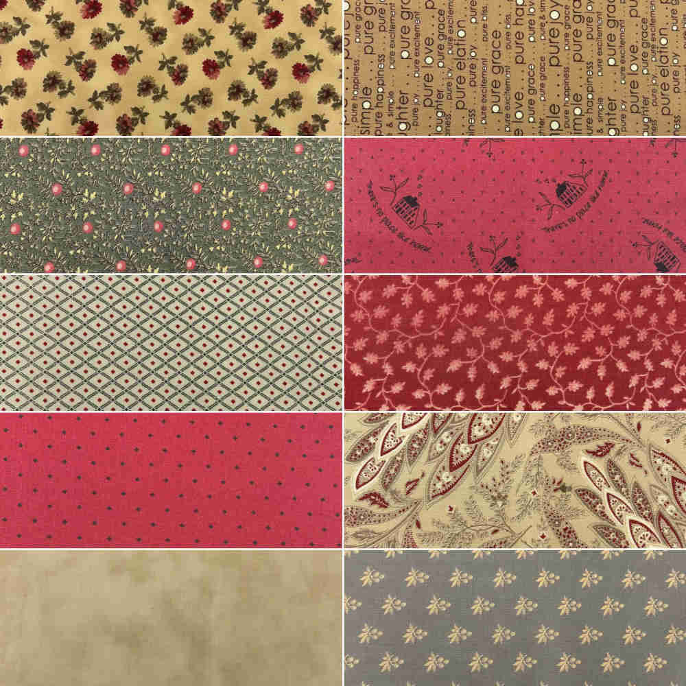 patchwork américain fat quarter